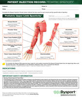 Pediatric Spasticity Injection Tracker