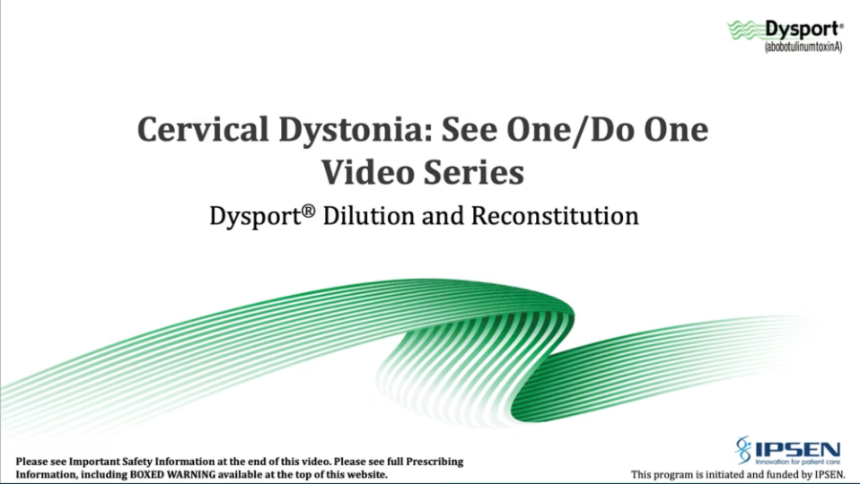 Dysport-Dilution-and-Reconstitution-Video